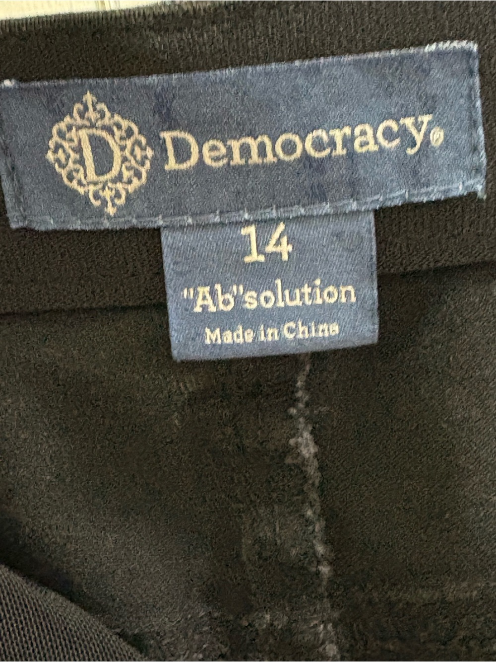 Democracy Black 'Ab'solution' Bottom